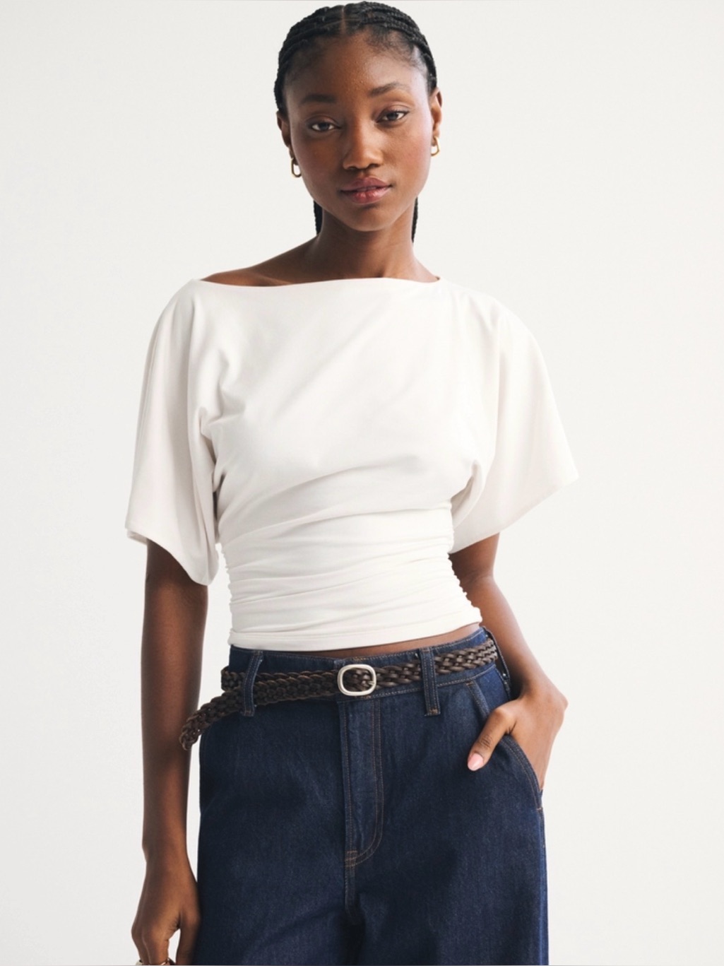 Flutter Sleeve Slash Top